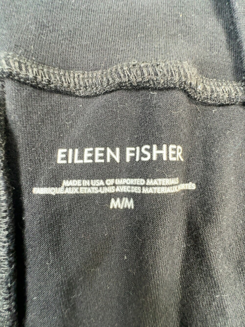 Eileen Fisher Cropped Pants Women's Black Size Medium - Picture 6 of 10